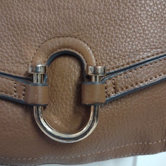 Vince Camuto Brown  pebbled leather  crossbody / Purse - Picture 2 of 16